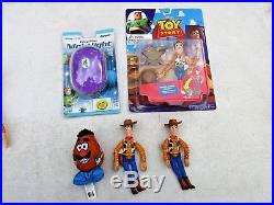 HUGE Toy Story Lot Woody Doll Slinky Buzz Light Year Nite Light Soap Toy Lot NEW