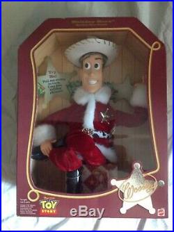 Holiday Hero Woody doll as Santa Holiday Hero Series by Mattel Mint in Box New
