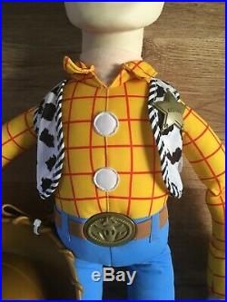 Huge Very Rare Disney Toy Story Woody 3 Foot Large Collectible Doll Figure Pixar