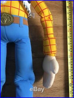 Huge Very Rare Disney Toy Story Woody 3 Foot Large Collectible Doll Figure Pixar