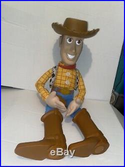 Huge Vintage Toy Story Sheriff Woody 32 RARE Doll Disney Pixar Mattel