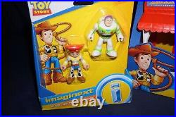 Imaginext Toy Story 4 Carnival Woody Bullseye Buzz Jessie Back Pack Figures