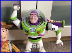 Interactive Buzz Lightyear & Woody Toy Story Disney Pixar Figures Dolls Talking