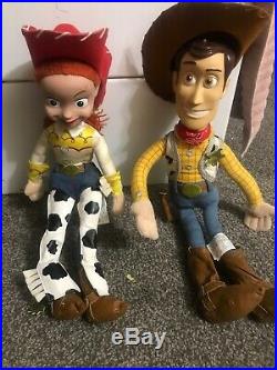 Jessie And Woody Disney Store Pixar Plush Toy Story Doll 16 Woody And Jesse V