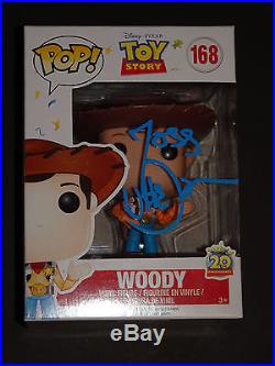 Joss Whedon Signed Autographed Pop Funko Woody Toy Story Action Figure Doll Rare