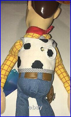 Jumbo Disney Toy Story 2 Cowboy Woody & Cowgirl Jessie Plush Doll Disneyland NWT