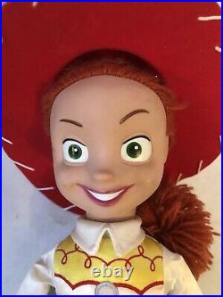 Jumbo Disney Toy Story 2 woody Jessie Plush Doll Disneyland Used See Des