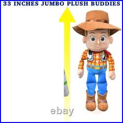 KIDS PREFERRED Disney Baby Woody Jumbo 33 inches Plush Stuffed Animal Licensed