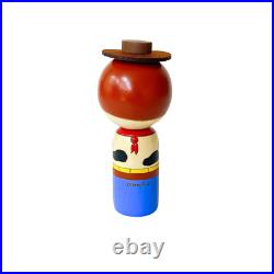 Kokeshi Japanese Wooden Doll Toy Story Woody 12 cm Japan New