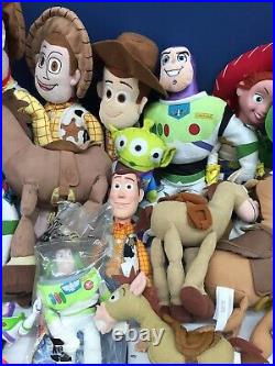 LOT 41 Pixar Toy Story 1 2 3 Plush Doll Toys Woody Buzz Rex Dino Lotso Jesse