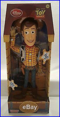 LOT Disney Store Toy Story Woody Jessie Buzz Zurg Talking SET Figures NEW