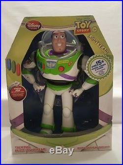 LOT Disney Store Toy Story Woody Jessie Buzz Zurg Talking SET Figures NEW