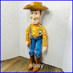 Large 32 Sheriff Woody Doll with Hat Toy Story Plush Disney Pixar Mattel