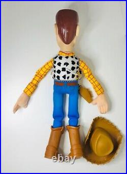 Large 32 Sheriff Woody Doll with Hat Toy Story Plush Disney Pixar Mattel
