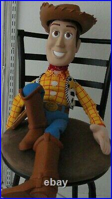 Large 32 TOY STORY Woody Doll USED CLEANED SANITIZED REFURBISHED-PERFECT