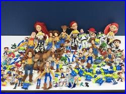 Large LOT 90 Loose Disney Pixar Toy Story Action Figures Dolls Toys Used Woody