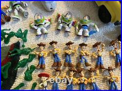 Large Lot Disney Pixar Toy Story Figures Vehicle Accessory Buzz Woody No McD's