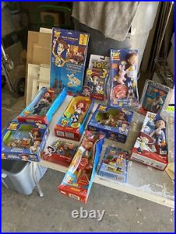 Large Lot Of Pixar Toy Story Characters