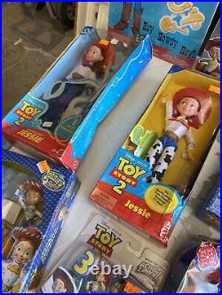 Large Lot Of Pixar Toy Story Characters