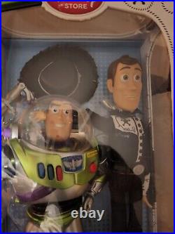 Limited edition Disney store Buzz and Woody collector dolls Toy Story RARE