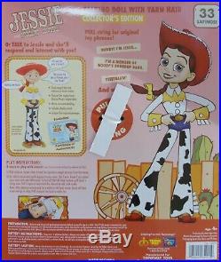 Lot (4) Jessie Bullseye Woody Buzz Toy Story Signature Collection Dolls COA's