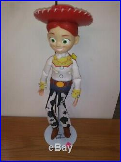 Lot Of 4 Disney Toy Story Talking Doll Woody Jessie And Slinky Dog and Buzz