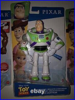 Lot Of 5 Woody, Peep, Combat Carl, Buzz, Slinky Dog- Toy Story 4 Disney Pixar 9