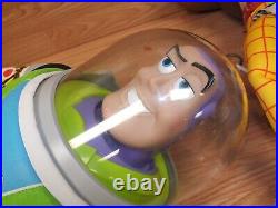 Lot of 2 Large 32 (inch) Woody & Buzz Lightyear Collectible Toy Story Dolls