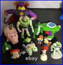 Lot of Toy Story Zurg Alien Woody Buzz Hamm 60 Army Men 1995 PVC Action Figures