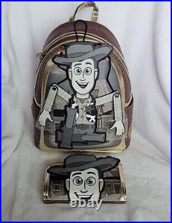 Loungefly Disney Toy Story Woody Mini Backpack & Wallet Set