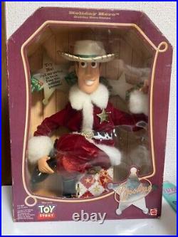 MATEL TOY STORY Talking Holiday Hero Santa Woody Christmas Limited Doll Rare