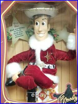 MATTEL 1999 Holiday Hero series Toy Story Woody figure doll. New Old Stock