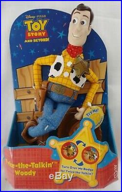 MATTEL 2000 Disney Pixar Toy Story and Beyond Twice Talking Sheriff Woody Doll