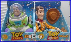 Mattel Disney Pixar Toy Story BUZZ LIGHTYEAR & WOODY Cuddle Plush Dolls