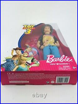 Mattel Disney Toy Story 3 Barbie Ken Doll T2967 New 2009 T2744 Woody Buzz Pixar