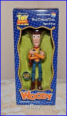 Medicom Pixar Toy Story WOODY Vinyl Collectible Doll CVD Cowboy Sheriff Disney