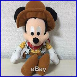 Mickey Mouse Woody Plush Doll Stuffed Toy Disney Toy Story