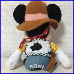 Mickey Mouse Woody Plush Doll Stuffed Toy Disney Toy Story