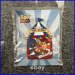 NEW 2023 Disney Pixar Japan Toy Story LE Pin Set Of 3 Woody Hamm Rex