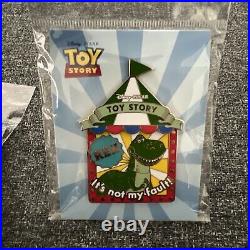 NEW 2023 Disney Pixar Japan Toy Story LE Pin Set Of 3 Woody Hamm Rex