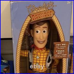 NEW AND FACTORY SEALED-WOODY'S ROUNDUP TALKING DOLL With BONUS DISNEY MICKEY WATCH