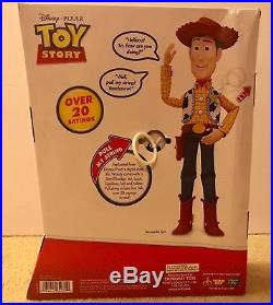 NEW Disney Pixar Toy Story 16 Woody Talking Action Figure Doll Hat Pull String