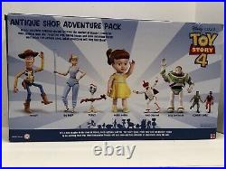 NEW Disney Pixar Toy Story 4 Antique Shop Adventure Pack 8 Figures Buzz Woody