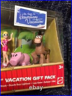 NEW Disney Pixar Toy Story Buzz Woody Barbie & Ken Hawaiian Vacation Gift Pack