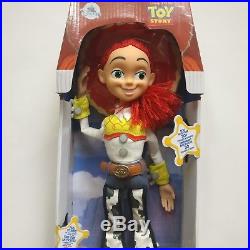NEW Disney Store Woodie & Jessie Toy Story Talking Figure Pull String Doll Set
