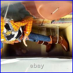 NEW Toy Story 4 Disney Pixar Interactive Sheriff Woody Drop-Down Action HTF Box