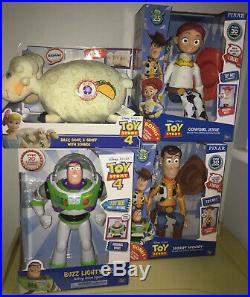 NEW Toy Story LOT 25 yr Anniversary BUZZ Jessie WOODY Billy & Goat & Gruff