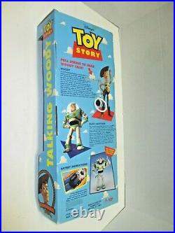 NEW original 15 Pull String Talking Woody (MISB) Disney Toy Story Think Way Toy