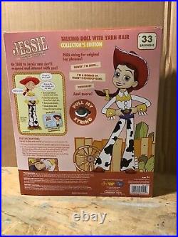 NIB, Disney Pixar Toy Story Collection Jessie Yodeling Cowgirl Doll Talking