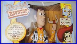 NIB Disney Pixar Toy Story Signature Collection Talking Woody The Sheriff